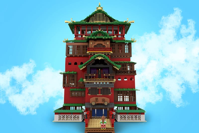 legoideas实体化神隐少女经典油屋场景