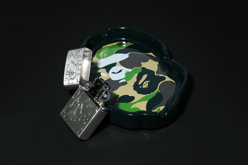 A BATHING APE® 推出全新ABC NEON CAMO Zippo 打火机| Hypebeast