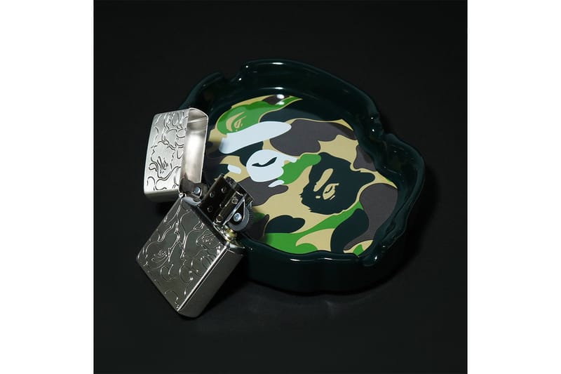 A BATHING APE® 推出全新ABC NEON CAMO Zippo 打火机| Hypebeast