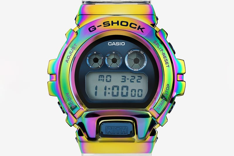 KITH x G-Shock GM-6900 全新联乘虹彩金属表款发布| Hypebeast