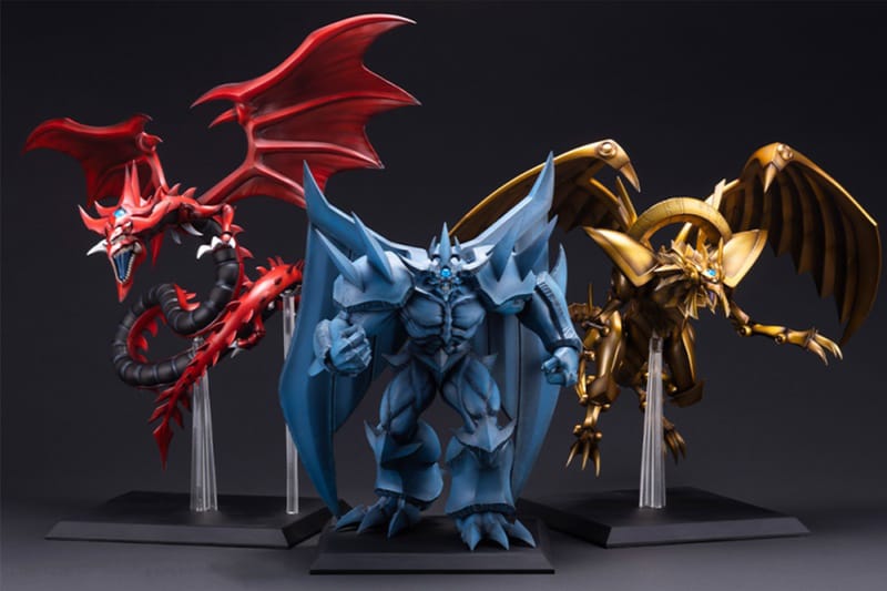 KOTOBUKIYA 推出《游戏王Yu-Gi-Oh!》三幻神「神之卡」实体化雕塑