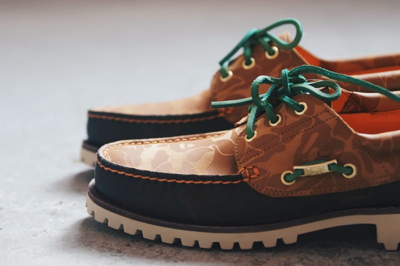 Timberland×A Bathing Ape 3Eye Lug Shoes bape-timberland-3-eye-lug-