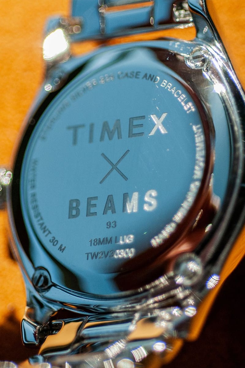 TIMEX × BEAMS/SU CAMPER stainless silver Timex Japan X Beams Camper Watch | Cool Material
