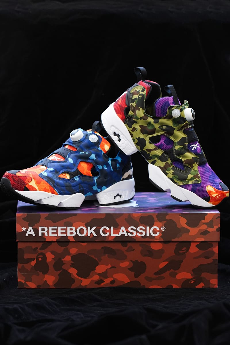 率先近赏Reebok x A BATHING APE® 2022 春夏联名系列鞋款| Hypebeast