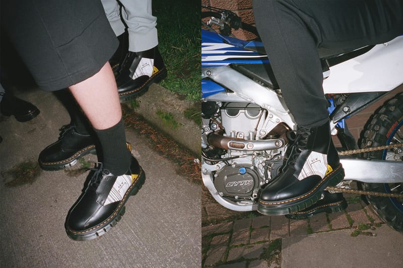 3I Rikard A-Cold-Wall* Leather Shoes in Black | Dr. Martens