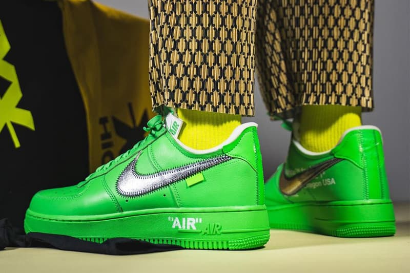 Nike x Off-White グリーンフーディ Nike x Off-White™ Allover Print Jersey Kelly Green Size M