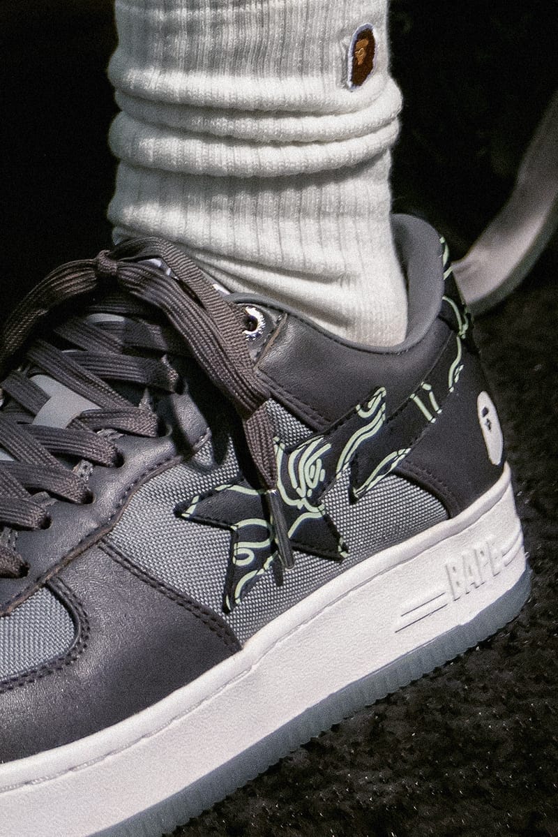 BAPE STA™ 全新「TEXT CODE CAMO」鞋款登场| Hypebeast