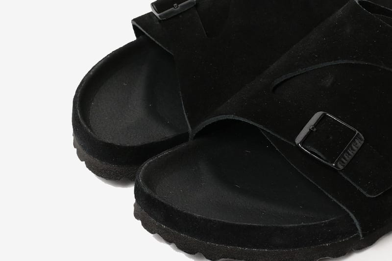 Beams 別注　Birkenstock zurich 41 black BEAMS x Birkenstock Arizona & Zurich All Black | Hypebeast