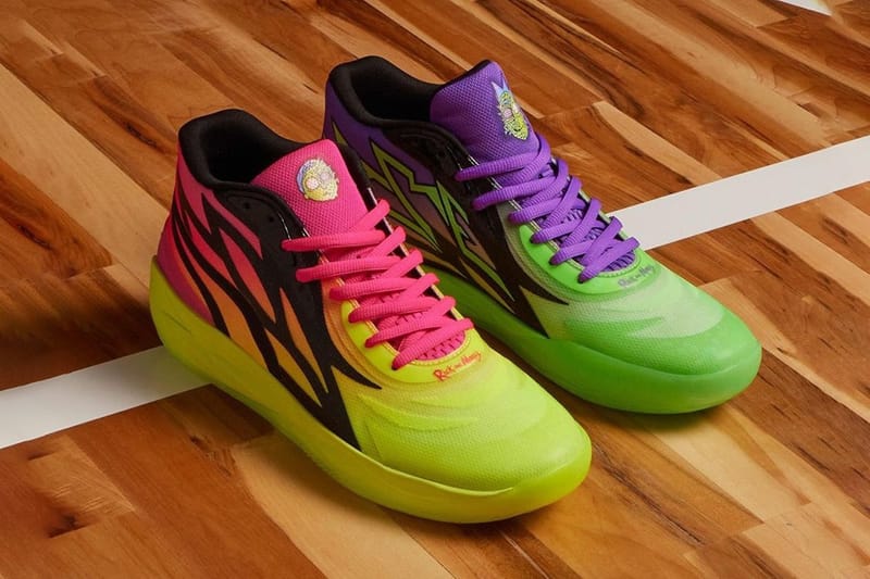 LaMelo Ball 第二代签名战靴PUMA MB.02 携手《Rick and Morty》打造
