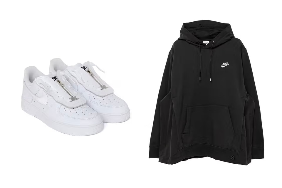 sacai 推出Nike Air Force 1 与Hoodie 等全新定制单品| Hypebeast