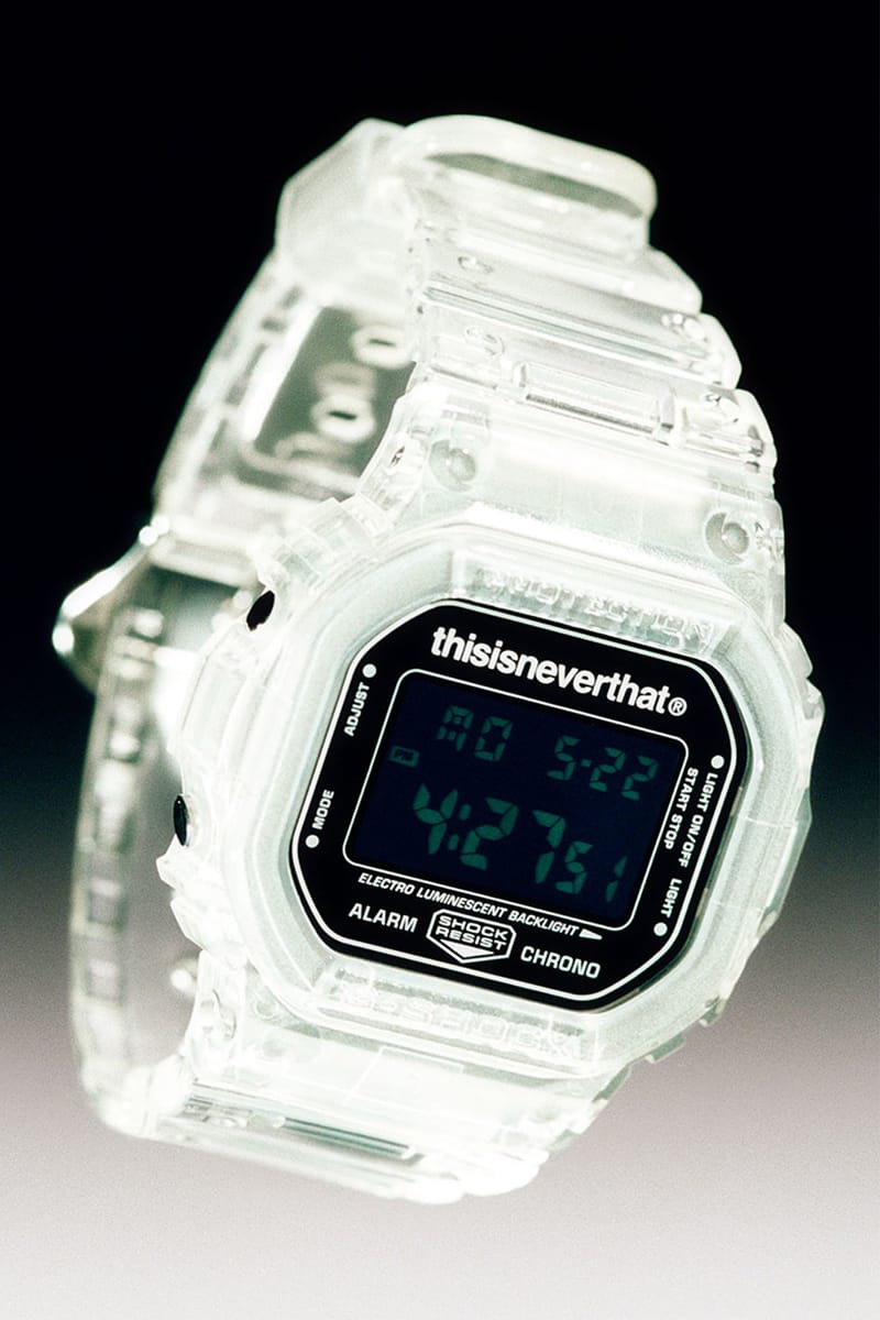 thisisneverthat x G-Shock DW-5600 全新联名表款发布| Hypebeast