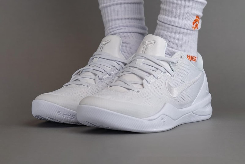 率先上脚Nike Kobe 8 Protro 最新配色「Triple White」 | Hypebeast