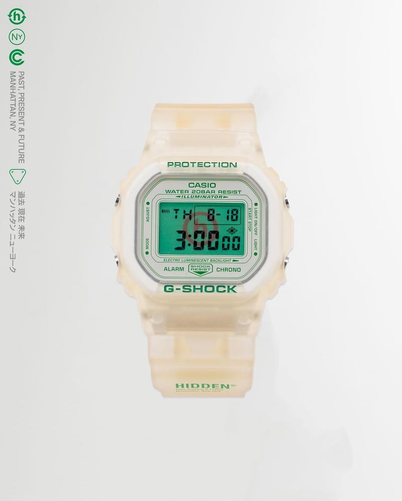 HIDDEN.NY x G-Shock DW-5600 联名表款正式发布| Hypebeast