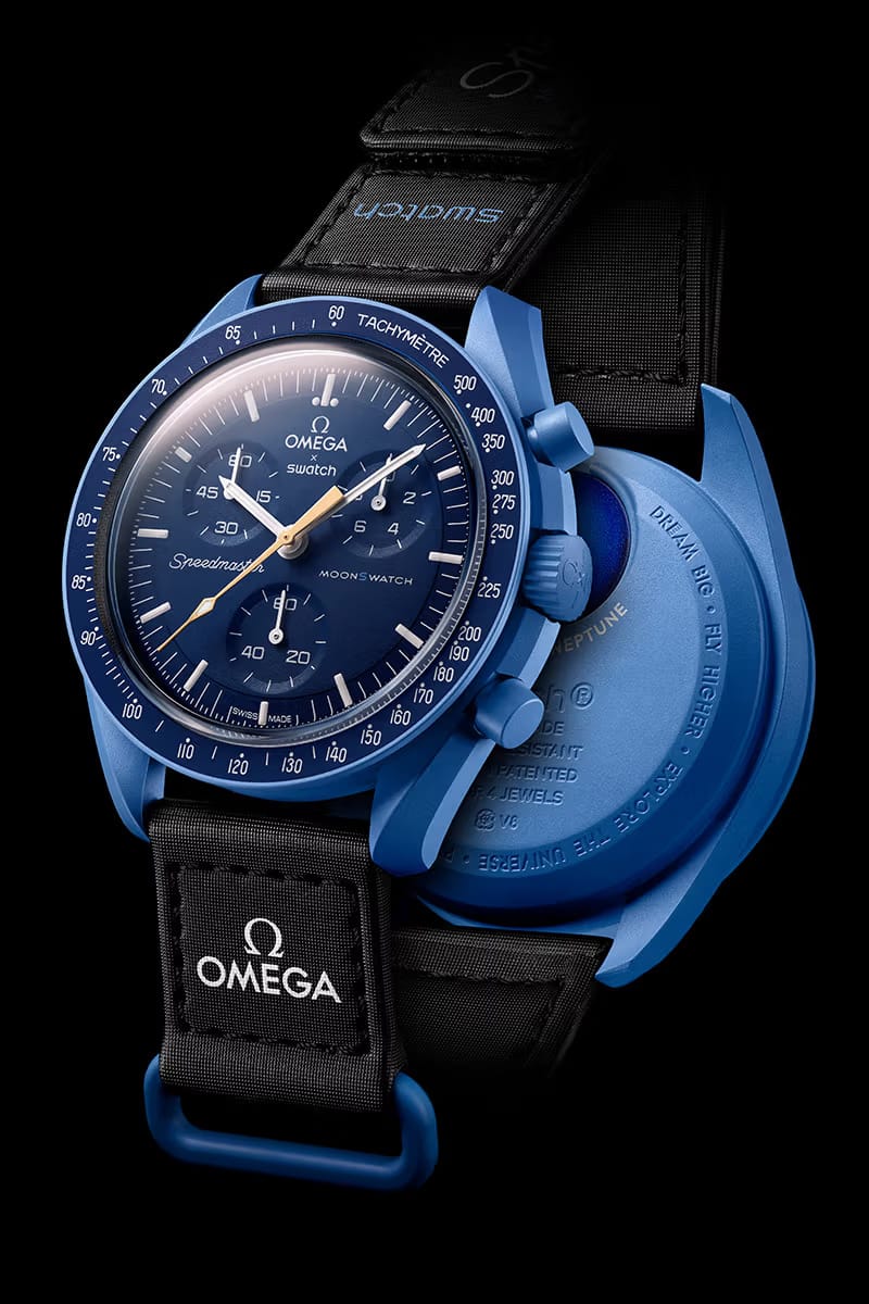 Swatch x OMEGA 推出全新「海王星」主题MoonSwatch 联名登月表| Hypebeast