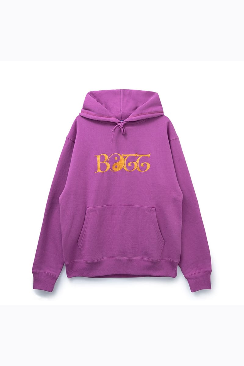 23年 BoTT Pigment Dye Sweat Polo パープル 秋 冬 【公式通販】