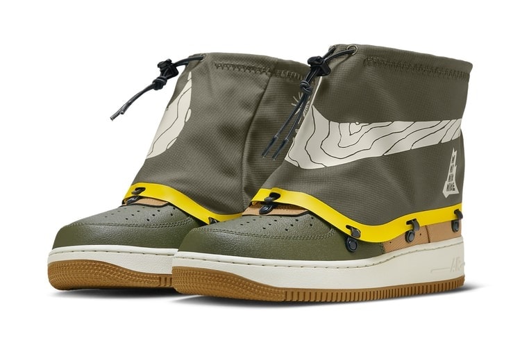 Nike Introduces New Protective Cover Version of Air Force 1 Low in ‘Olive’ and ‘Brown-Green’ Colors