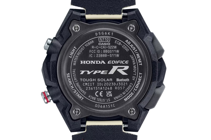 Casio 携手 Honda 推出全新 TYPE R 车型主题联名表款 | Hypebeast