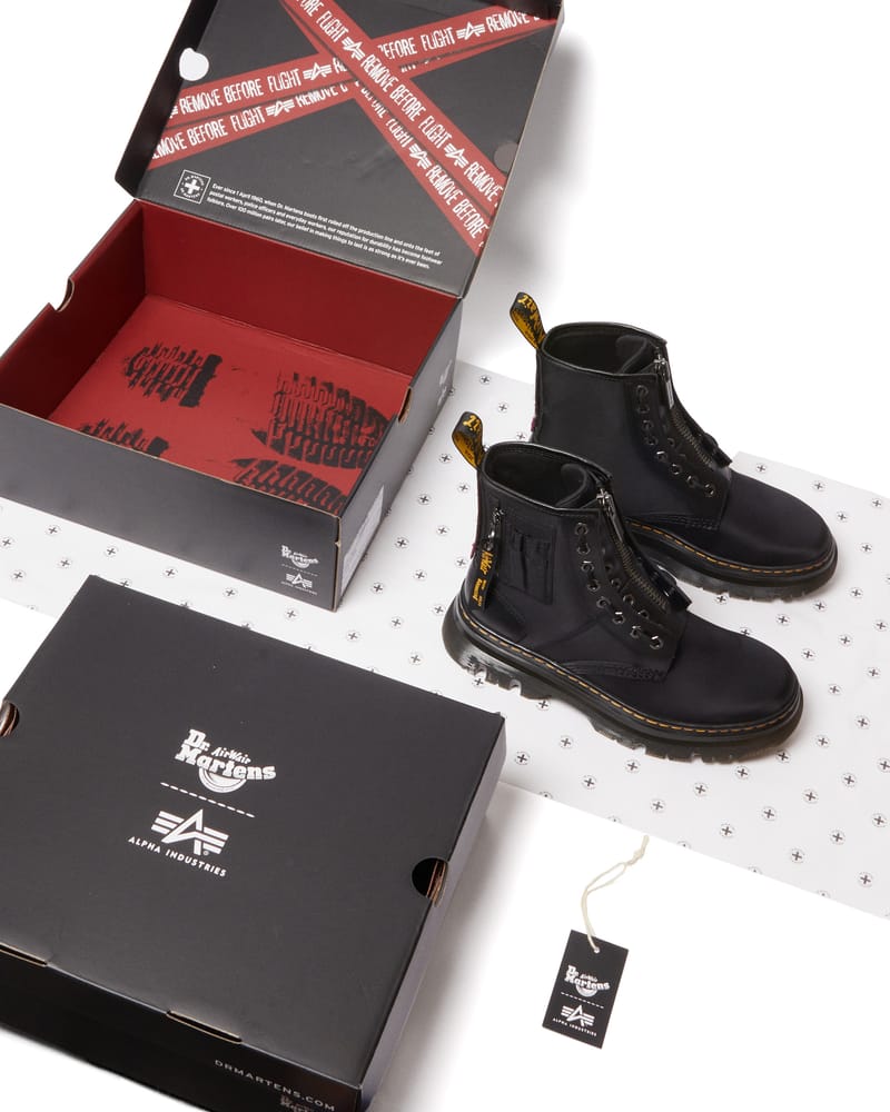 Dr. Martens 携手Alpha Industries 打造全新联名鞋款| Hypebeast