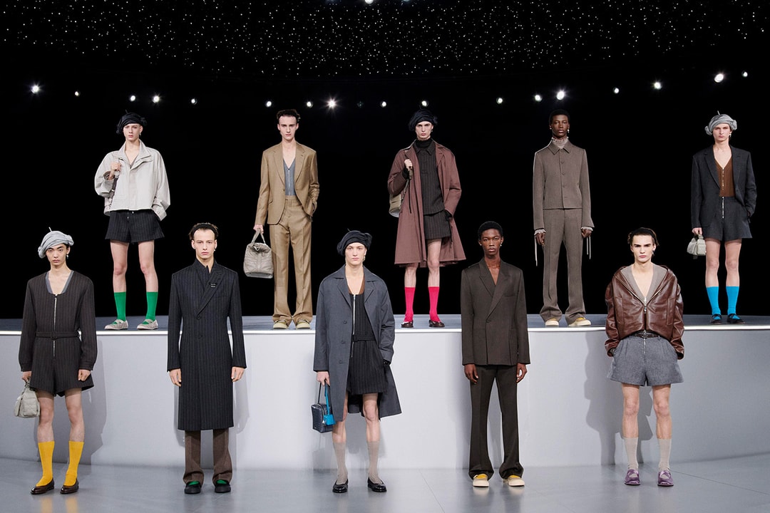 Dior Launches Men's Haute Couture Line at Paris Military Academy for