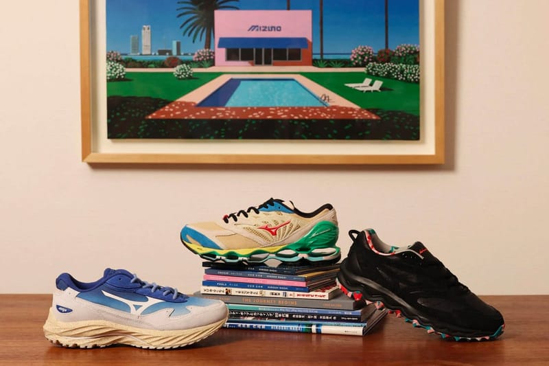 Mizuno 首度携手永井博打造全新联名鞋款| Hypebeast