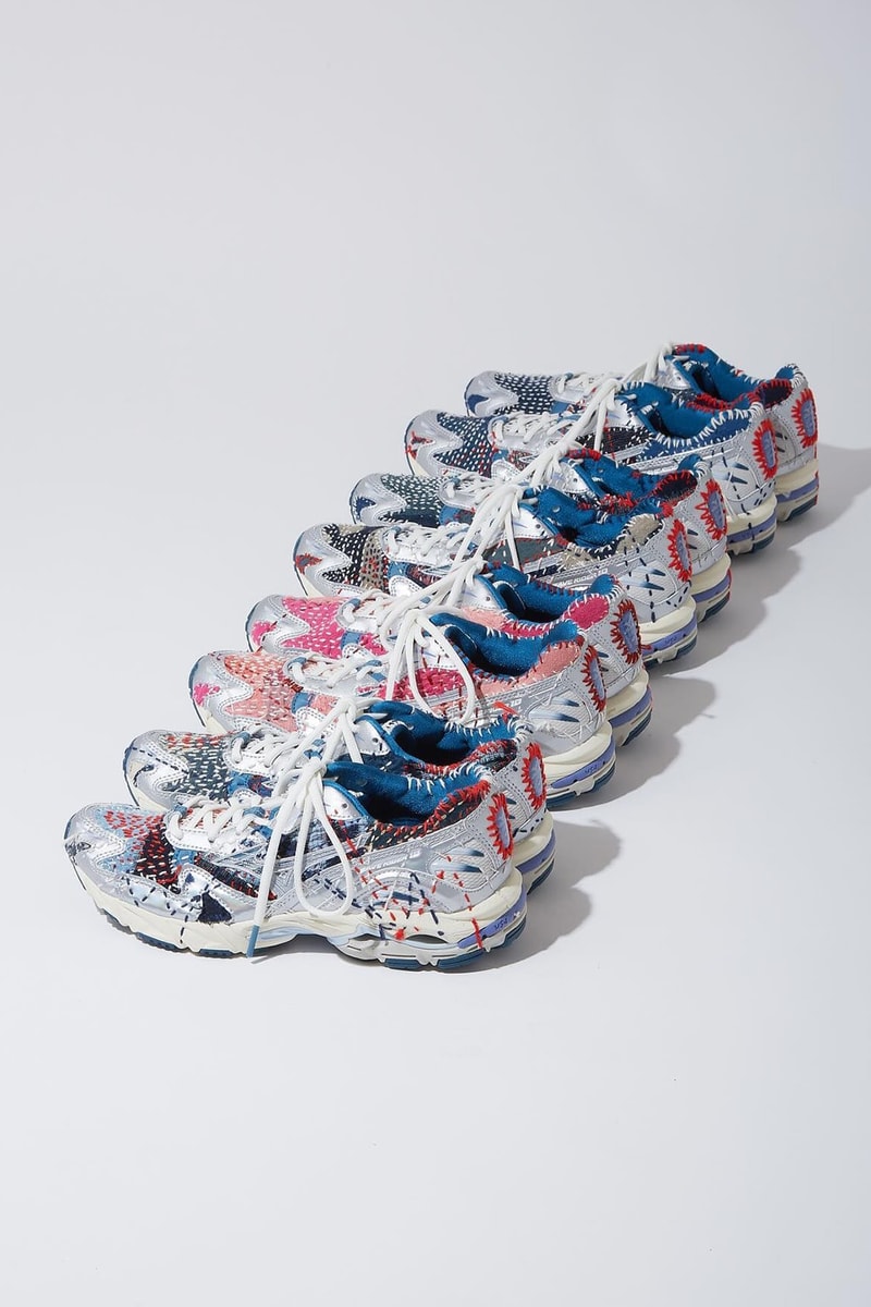 KUON x Sashiko Gals x Mizuno 全新合作鞋款率先曝光 | Hypebeast