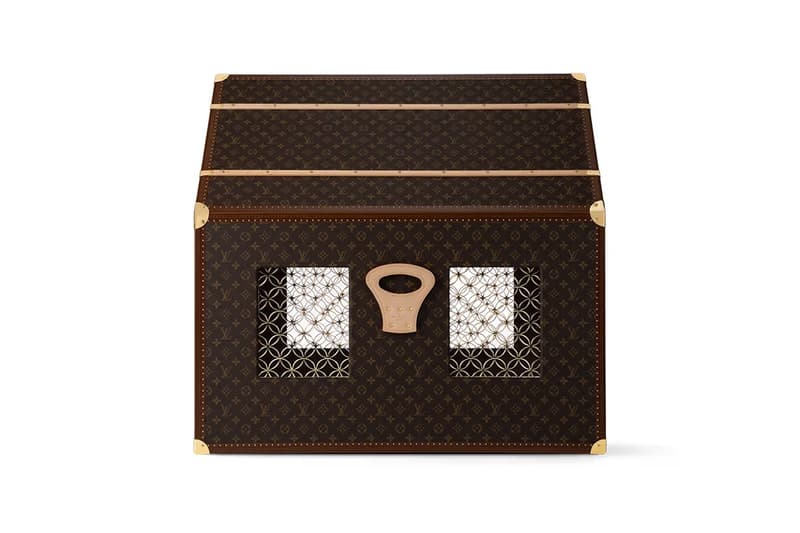 Louis Vuitton 推出要价$6 万美元硬箱狗屋「Kennel Trunk
