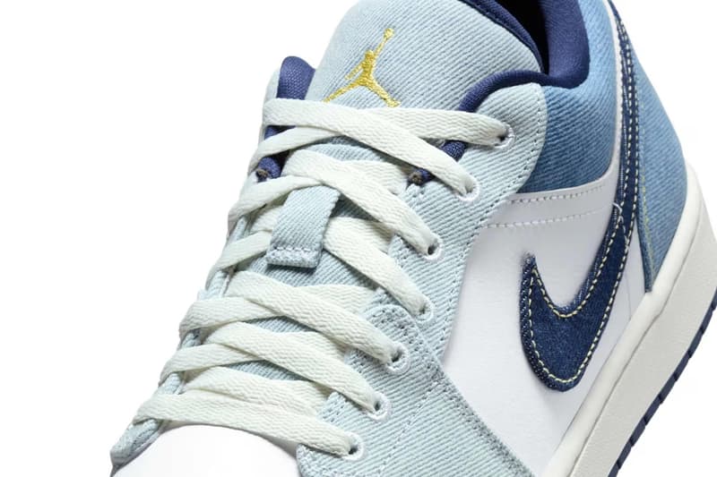 Nike 重新诠释Air Jordan 1 Low 蓝色牛仔风格| Hypebeast