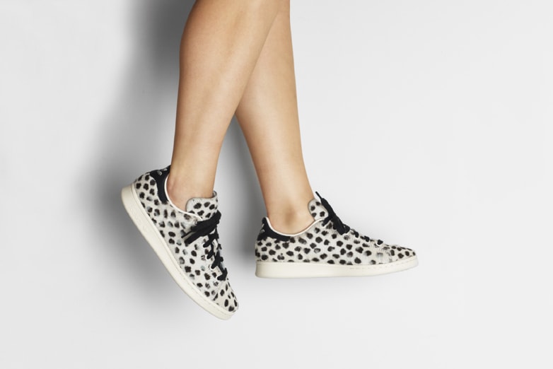 adidas stan smith leopard pony hair
