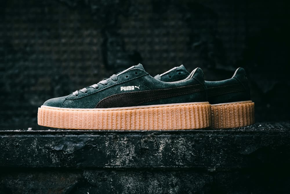 puma creeper green