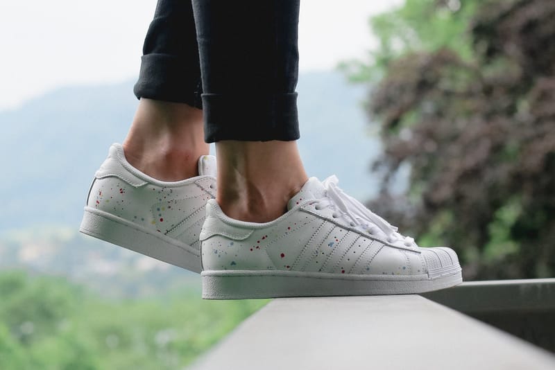 adidas superstar speckle blanche et rose adidas superstar speckle blanche et rose