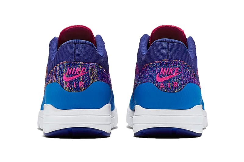 Air Max 1 Ultra Flyknit Nike Air Max 1 Ultra Flyknit Womens Photo BluePink Blast