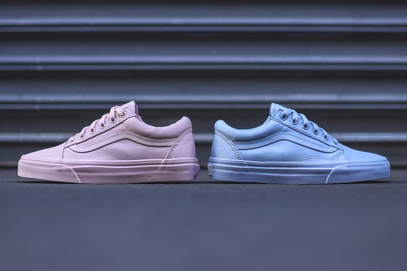 vans old skool blue and pink