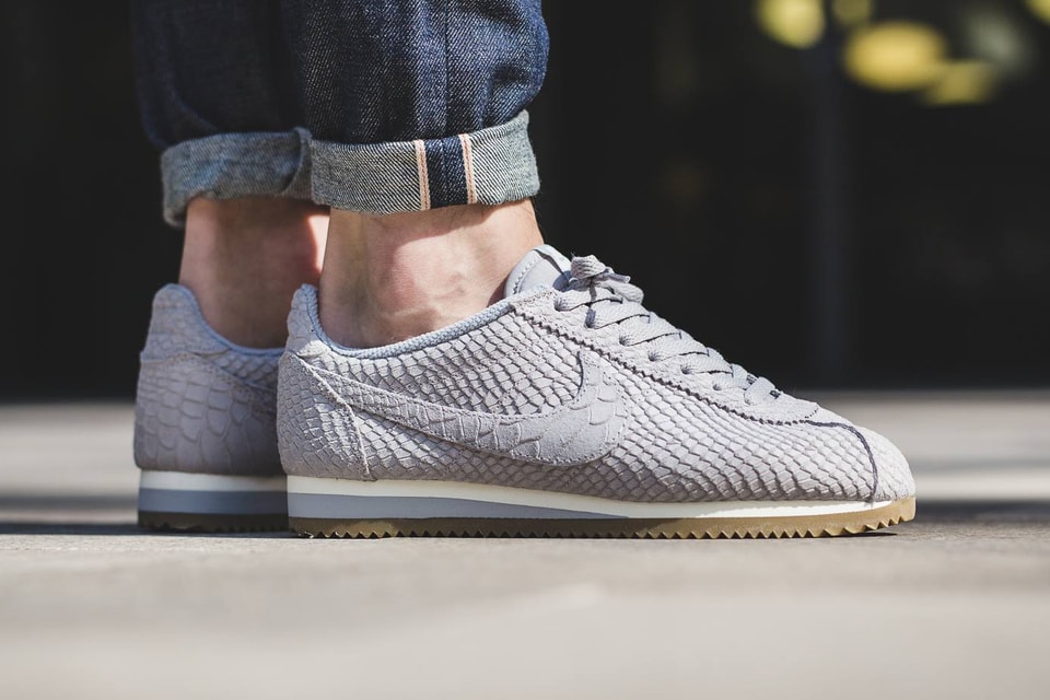 nike grey cortez trainers