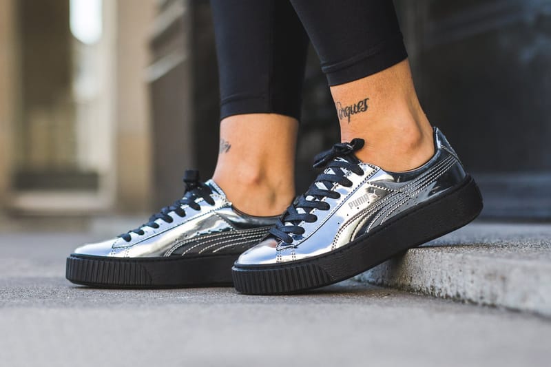 Puma creeper metallic sneakers best sale