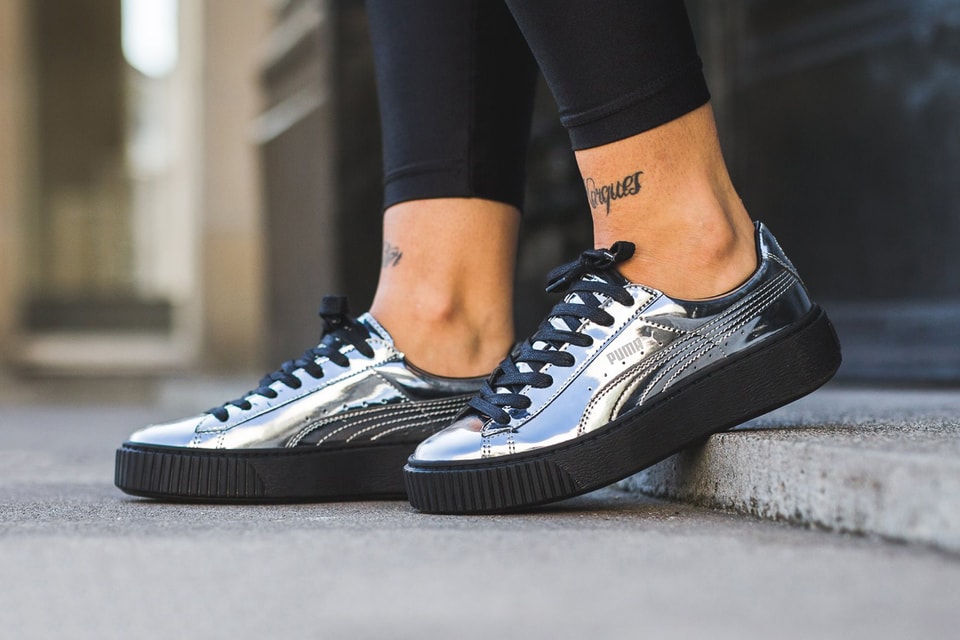 puma basket platform men