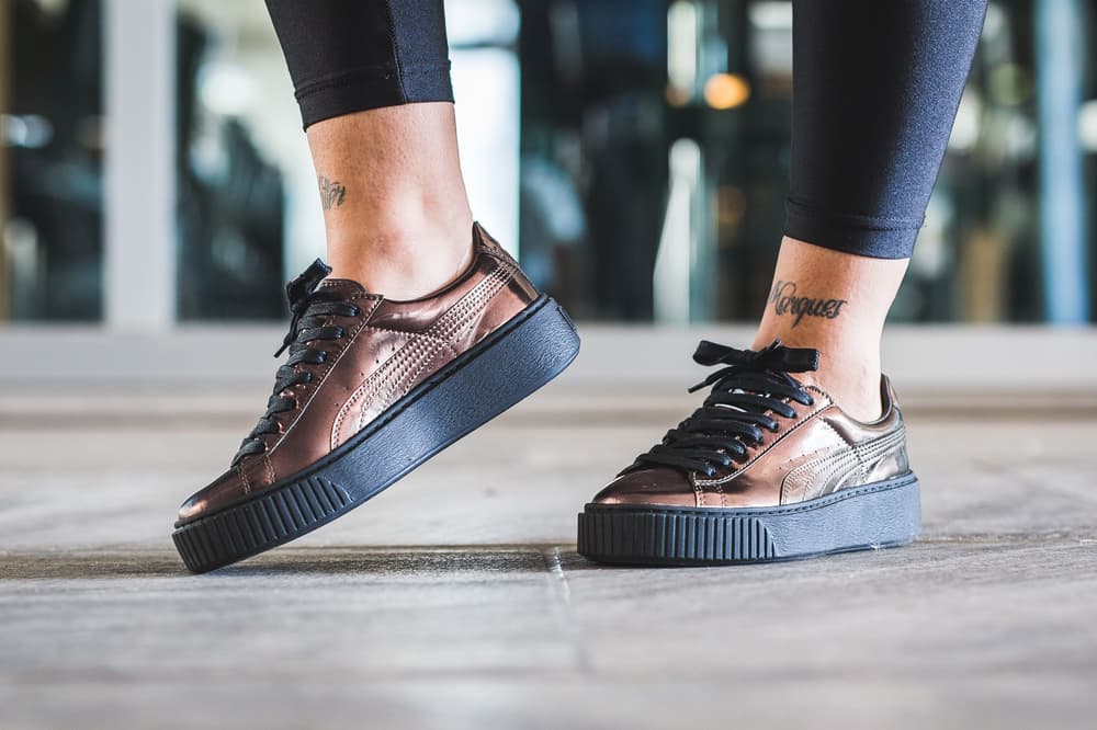 puma basket platform men