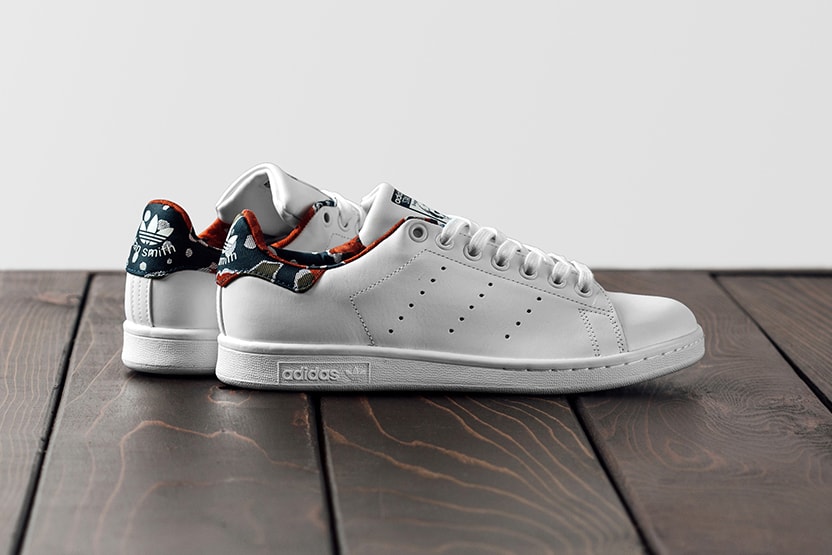 stan smith floral trainers