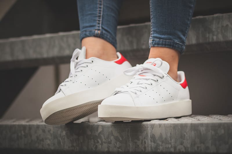 Adidas stan smith 2025 bold white red