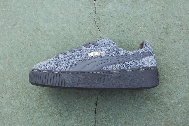 puma suede platform lavender