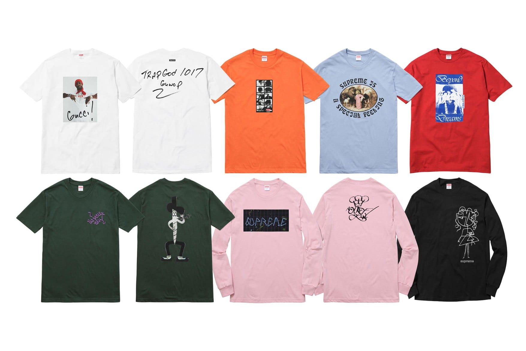 Supreme 2016 Fall T-Shirt Collection Gucci Mane and Blade | Hypebae