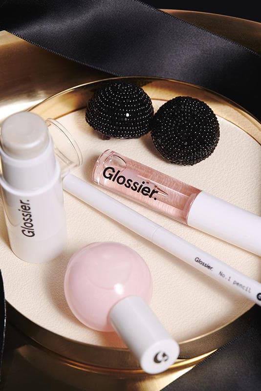 Glossier Presents Limited Edition Holiday Black Tie Set ...
