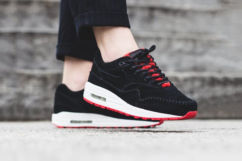 air max 1 premium black red air max 1 premium black red
