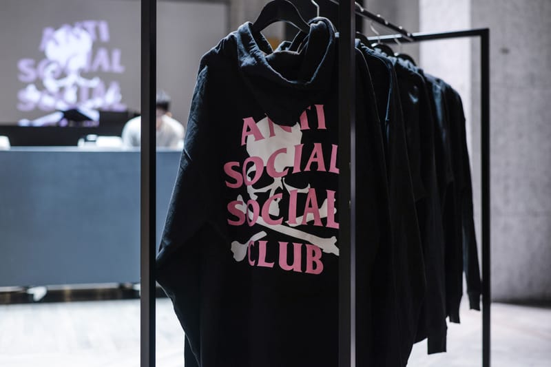 Anti social social club best sale hoodie retail