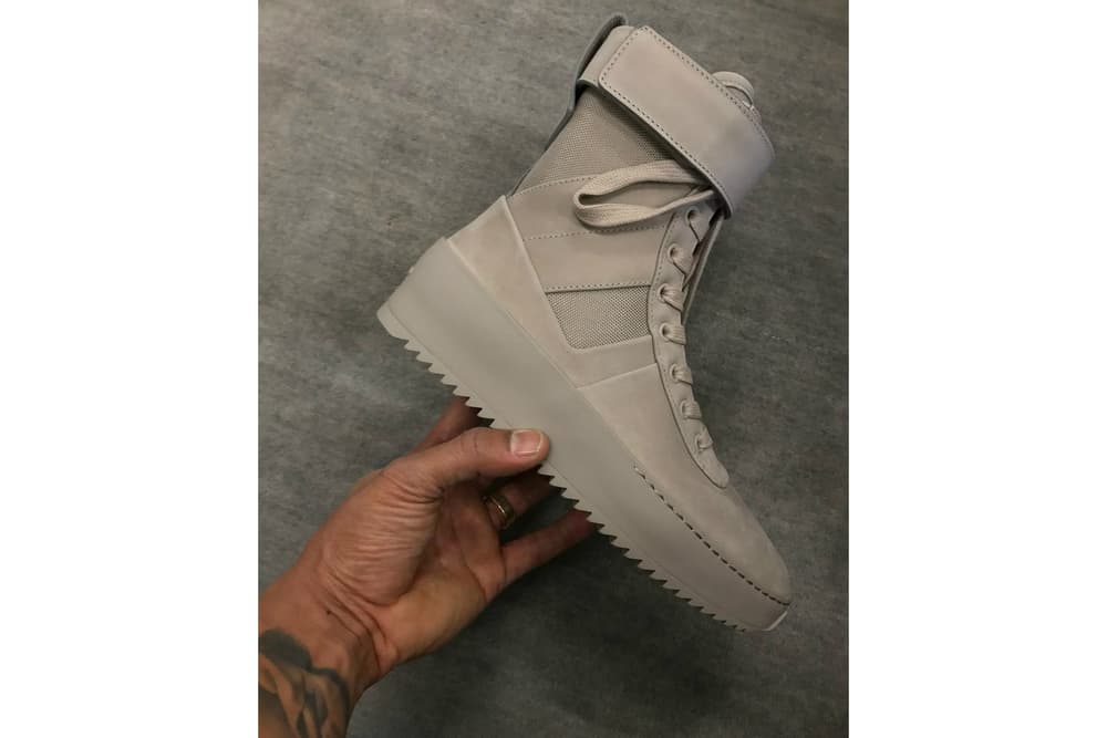 fear of god military sneaker green