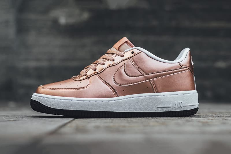 nike air force 1 black metallic red bronze