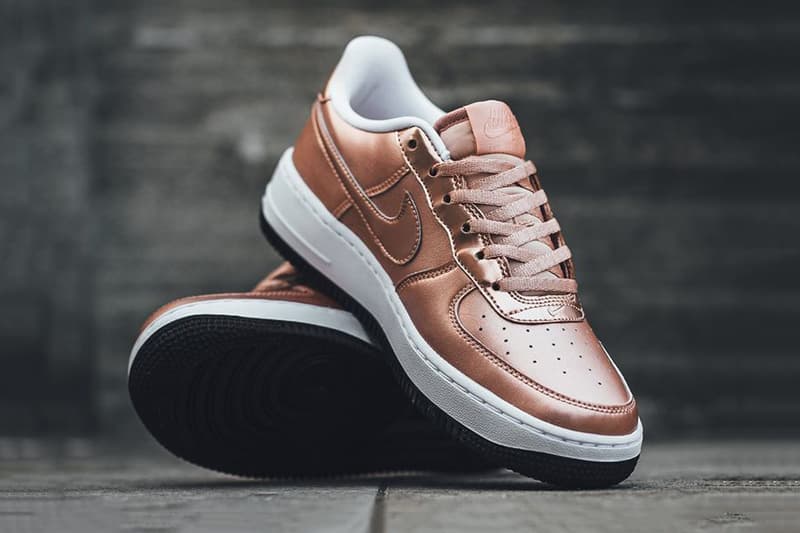 nike air force 1 black metallic red bronze