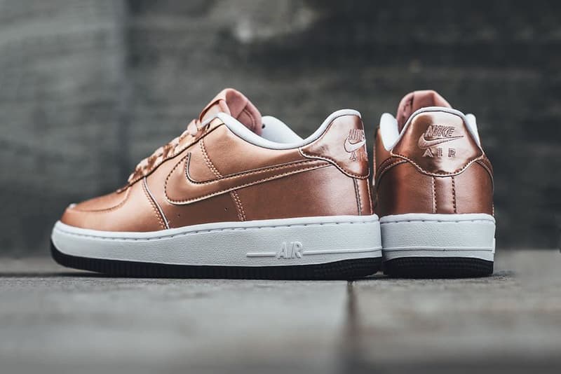 nike air force 1 black metallic red bronze
