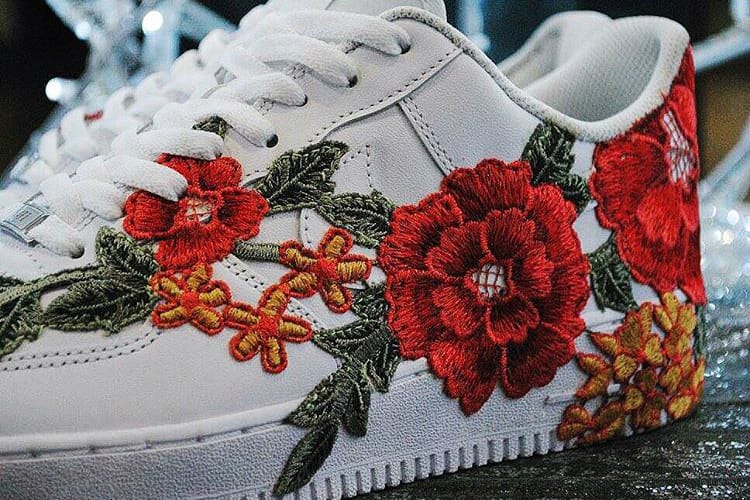 air force 1 with flowers air force 1 with flowers