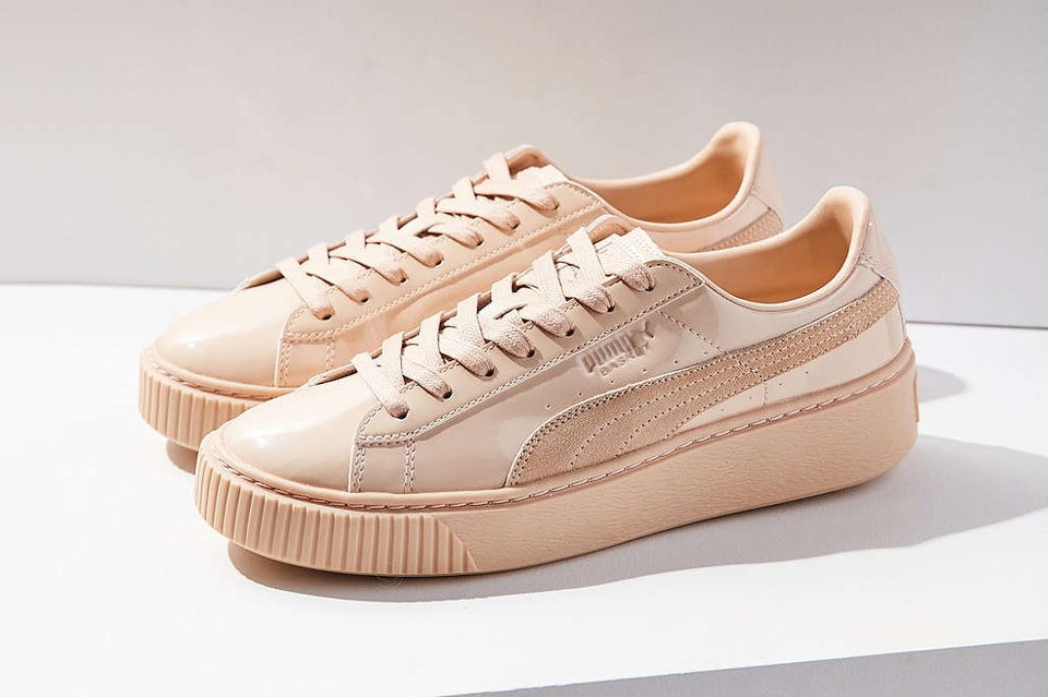 patent leather puma basket