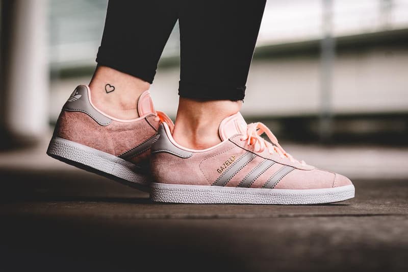 adidas gazelle coral pink